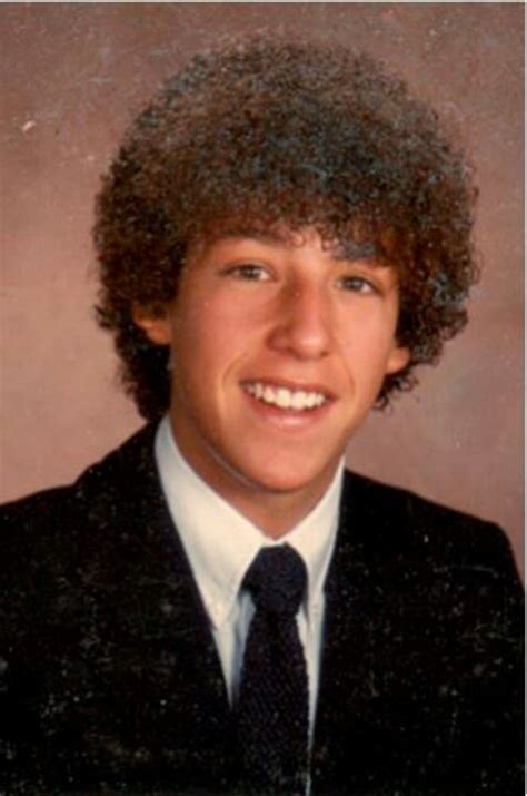 Adam Sandler Hairstyles Big 1980s Jewfro Hair Style