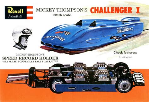 Mickey Thompsons 1960 Challenger I Land Speed Record Car Plastic