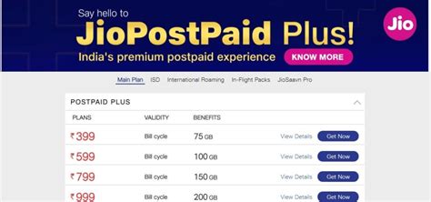 JioPostPaid Plans Rs And Explore Complete Details And T C