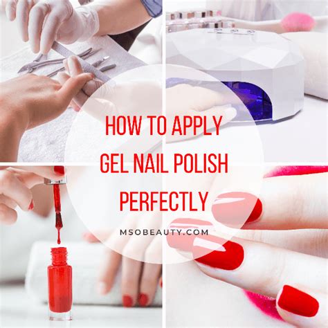 How To Apply Gel Nail Polish Perfectly At Home And How To Use Gel Nail