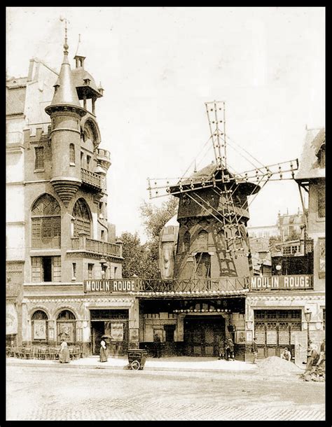 El Moulin Rouge Place Blanche Montmartre Ca1890 Flickr