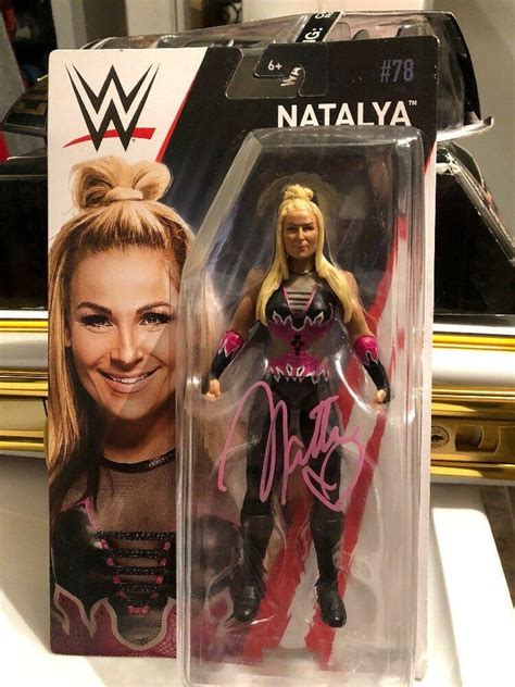Natalya Nattie Signed Wwe Figure 1981330001