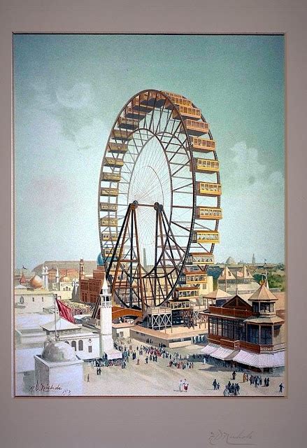 George Ferriss Original Wheel Chicago 1893 Worlds Columbian