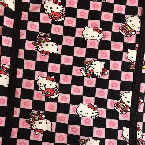 Hello Kitty Checkered Mini Dress Ngorder Hello Depop