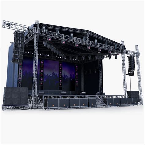 Concert Stage 3d Model Images And Photos Finder