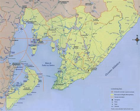 Mapa Da Bahia Todas As Cidades Político Rodoviário Sul Da Bahia