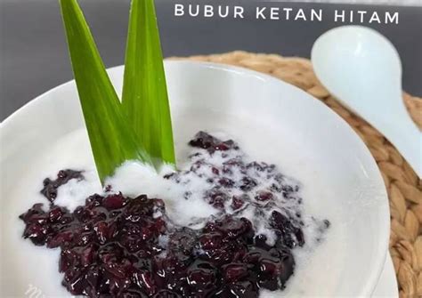 Resep Bubur Ketan Hitam Kental Gurih Oleh Mimi A Cookery Cookpad