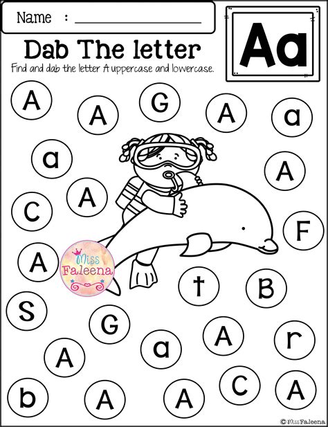 Kindergarten Letter A Worksheets