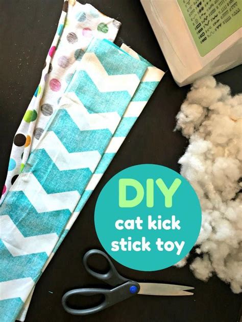 Cat Kicker Toy Diy Make Your Own Cat Kick Stick Homemade Cat Toys