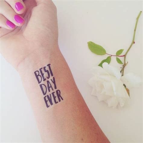 Mini Trend Alert Temporary Tattoos For Your Wedding