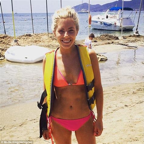 Mollie King Delights Fans With Bikini Clad Selfies From Her Tropical