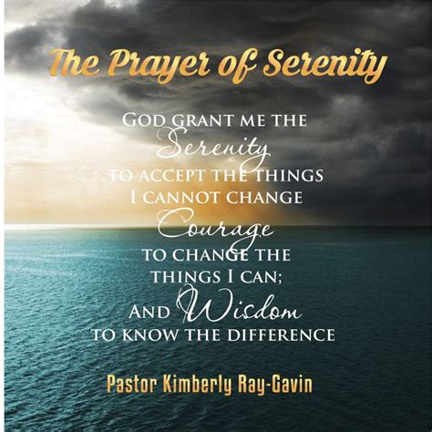 The Prayer Of Serenity Angie Ray Ministries