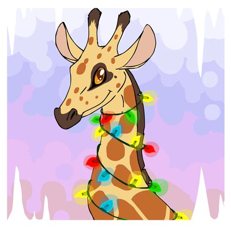 Christmas Giraffe By Mechanicalmasochist On Deviantart