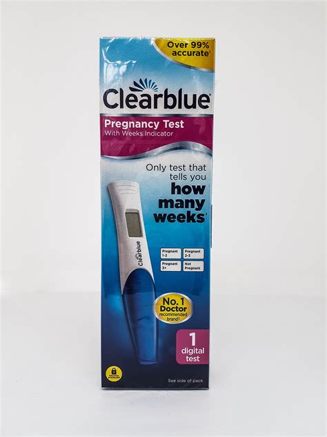 The clearblue digital pregnancy test is a good product. Clearblue Pregnancy Test (1 Digital Test) - Kirwans Pharmacy