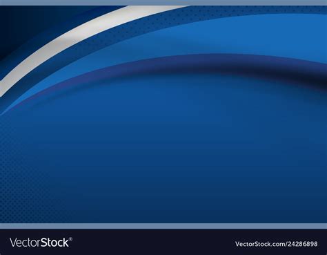 Blue Curve Background Royalty Free Vector Image