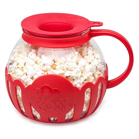 Ecolution Original Microwave Micro Pop Popcorn Popper Borosilicate