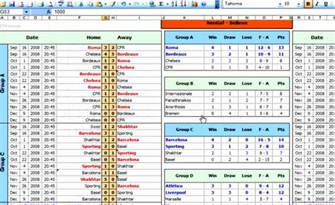 10 Excel League Table Template Excel Templates Excel Templates Otosection