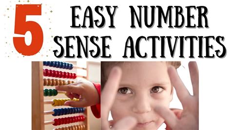 Number Sense Activities Youtube