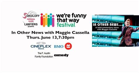 In Other News With Maggie Cassella Were Funny That Way Festival