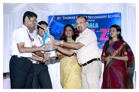 All Kerala Quiz Competition For The Secratarys Trophy St Thomas