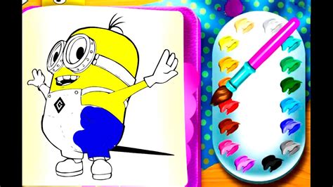 Juego para adivinar que dibujas : Pintar un Minion - Juego de pintar para niños - Juegos online - YouTube