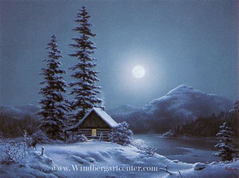 Lakeside Hideaway By Dalhart Windberg Winter Scenes Winter