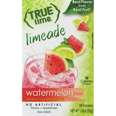 True Lime Limeade Drink Mix Watermelon 106 Oz From Walmart Instacart