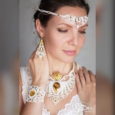 macrame earrings macrame jewelry macrame bracelets crochet necklace lace jewelry textile