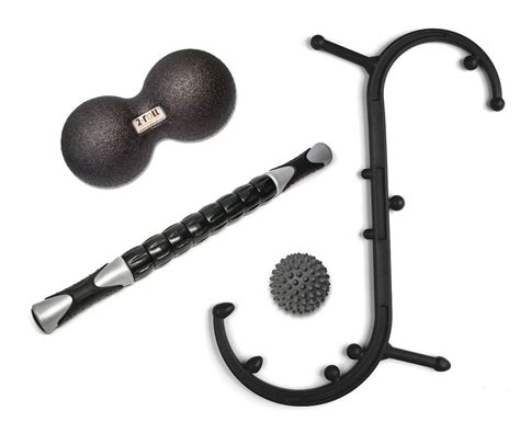 Body Back Buddy Trigger Point Self Massager With The 2roll Massage Roller Black Rhinopro