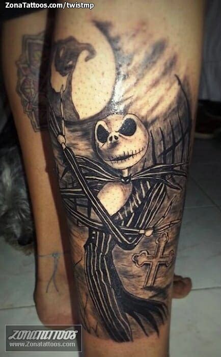 Tattoo Of Tim Burton Jack Skellington