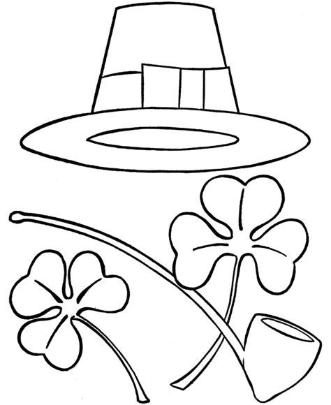 St Patricks Day Hat Coloring Page Coloring Pages