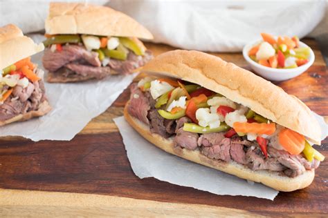 Chicago Italian Beef Sandwiches Recette Magazine