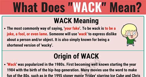 Contextual translation of what does soy bueno mean into english. Wack Meaning: What Does Wack Mean? with Useful Examples • 7ESL