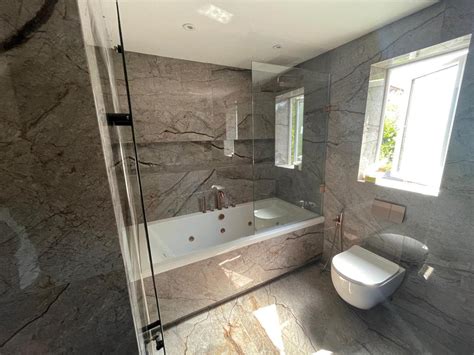 Brown Marble Effect Bathroom 60x120cm Tiles Blackburn Tile Centre
