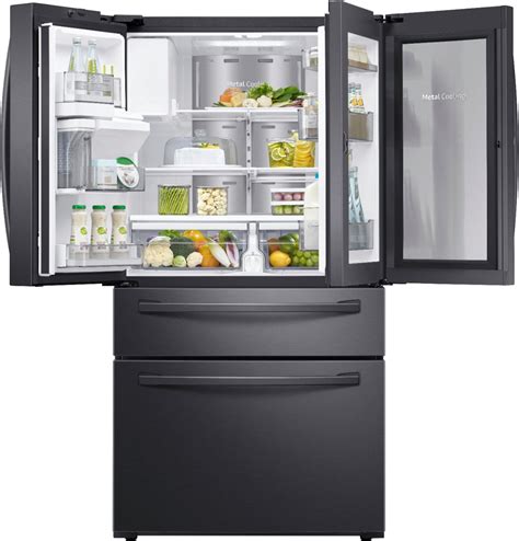 Samsung 278 Cu Ft 4 Door French Door Refrigerator With Food Showcase