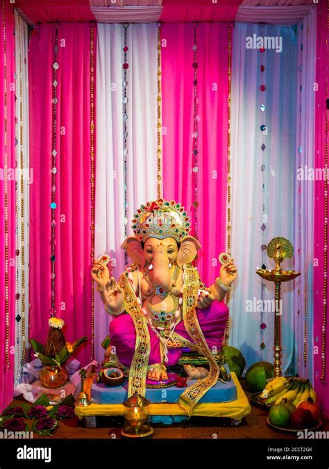 Recolectar 108 Imagen Background Decoration For Ganesh Chaturthi Thcshoanghoatham Vn