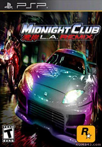 Midnight Club La Remix Psp Videojuegos