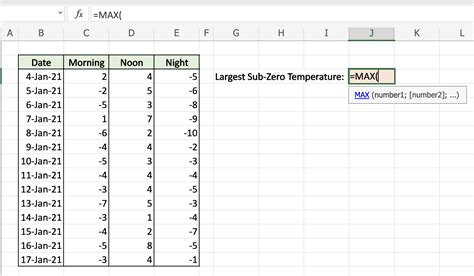 How To Find Largest Negative Value In Excel Sheetaki