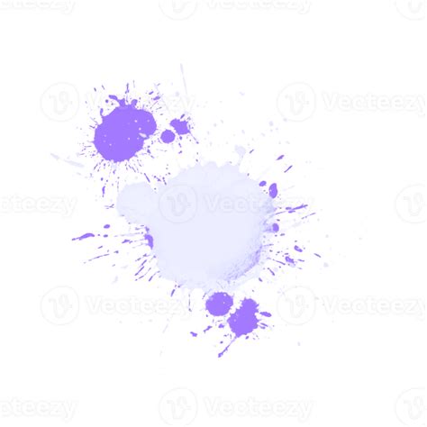 Abstract Purple Watercolor Liquid Ink Splashes Hand Drawn 26799020 Png