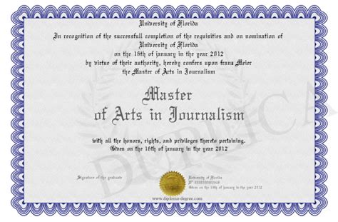 Bachelor of arts in journalism. Master-of-Arts-in-Journalism