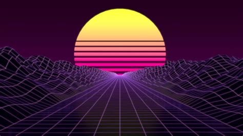 Synthwave Sunset Backiee