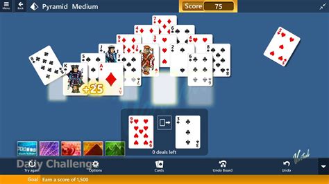 Microsoft Solitaire Collection Pyramid Medium May 25th 2020 Earn