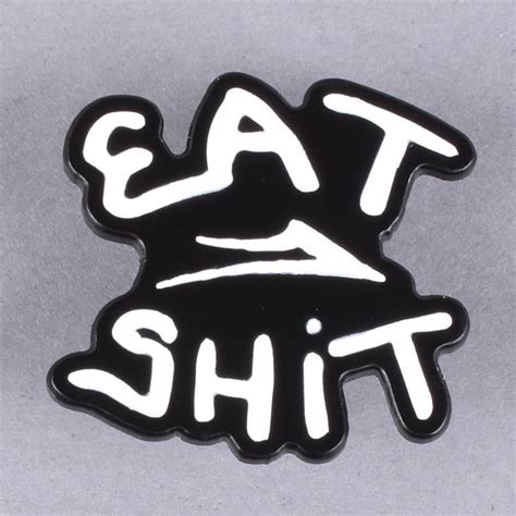 Lakai Shoes X Hard Luck Eat Shit Pin Badge Accessories From Native