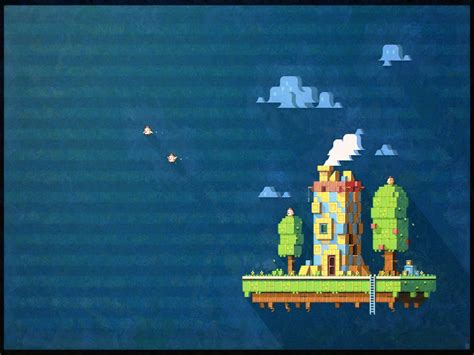 Wallpaper Pixel Art Fez Screenshot Ecosystem 2560x1920 Spooky