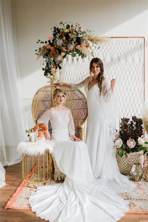 Bohemian Vibes With Allure Bridals X Wilderly Bride The Perfect Palette