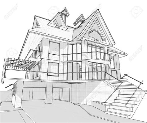 22 Easy Dream House Drawing Sketch Modern For Pencil Drawing Ideas Vrogue