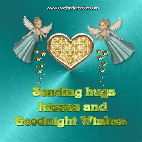 Sending Hugs And Kisses And Good Night Wishes Nighty Nite Pinterest