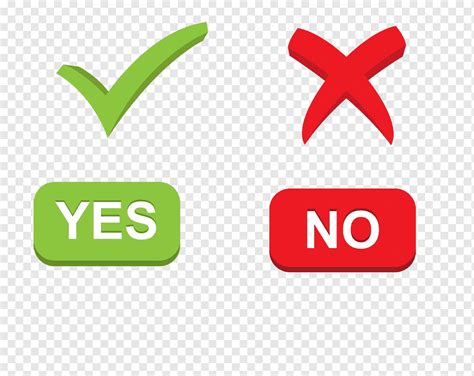Yes Or No Illustration Check Mark Icon Design Icon Right And Wrong