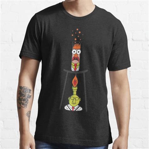 Science Geeks Bunsen Burner Beaker Muppets Parody Classic T Shirt T