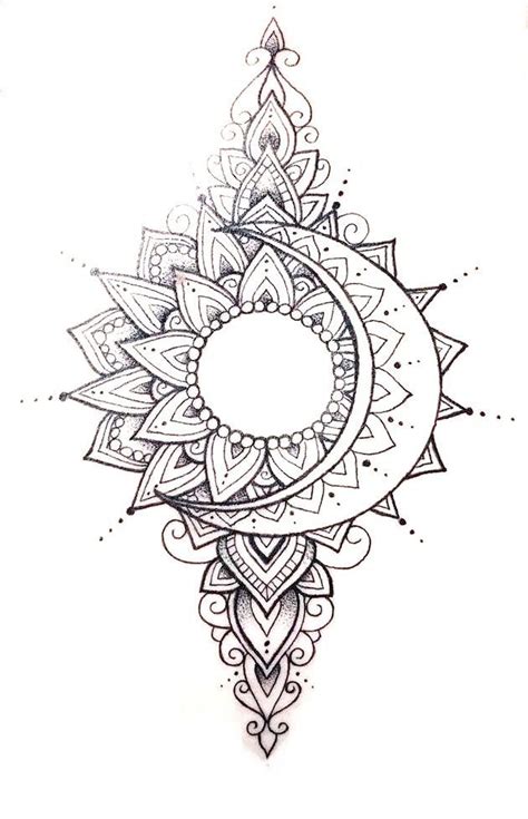 follow atryiahheartz   sleeve tattoos moon tattoo designs mandala
